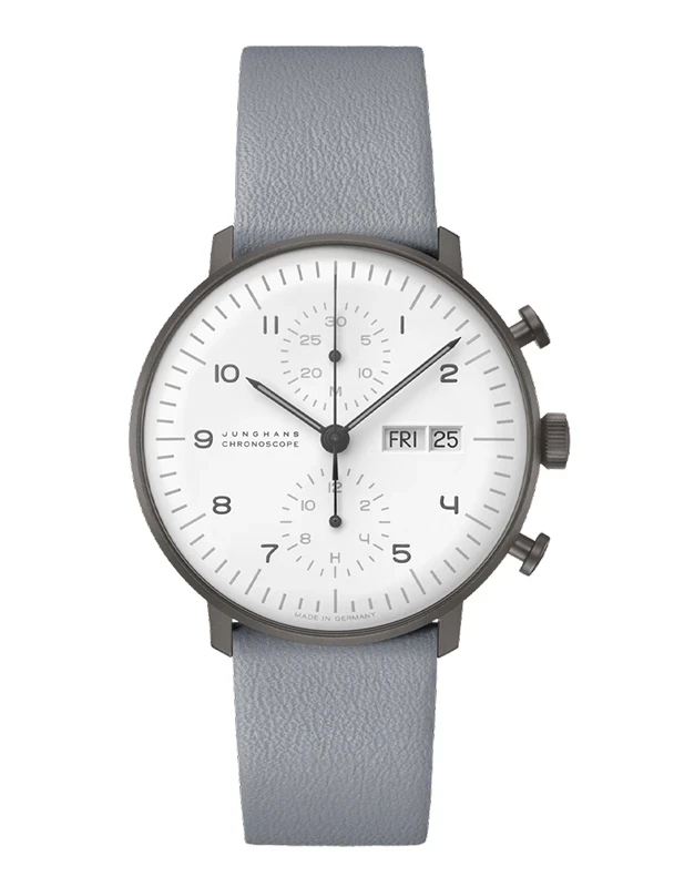 Junghans Max Bill Chronoscope 40mm Ref:27/4008.03