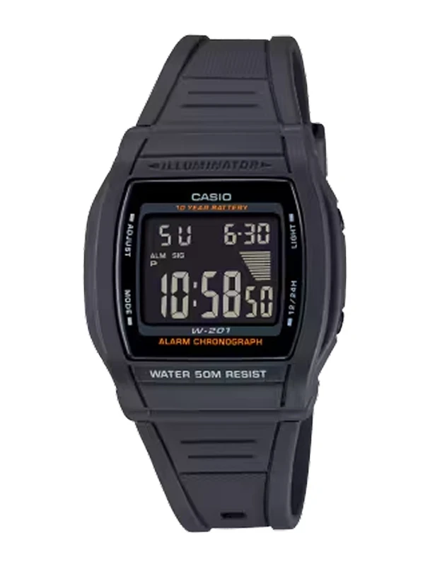 Casio W-201 36mm Ref:W-201-1BV