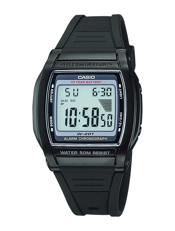Casio W-201 36mm Ref:W201-1AV