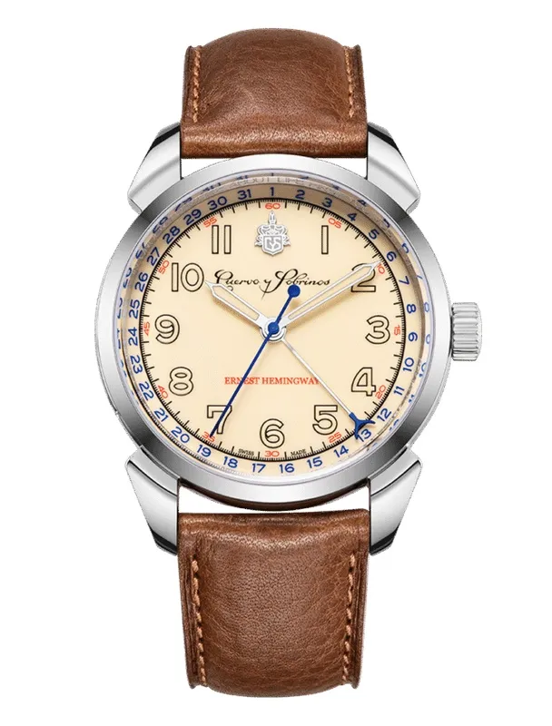 Cuervo Y Sobrinos Hemingway Icónico 40mm Ref:3190.1ICC