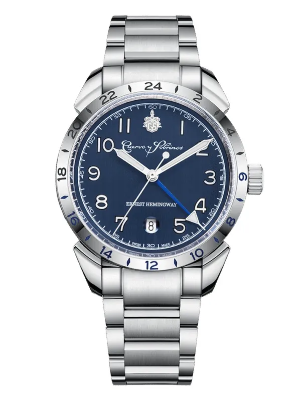 Cuervo Y Sobrinos Hemingway Icónico ‘The Fisherman’ 40mm Ref:3192B.1B