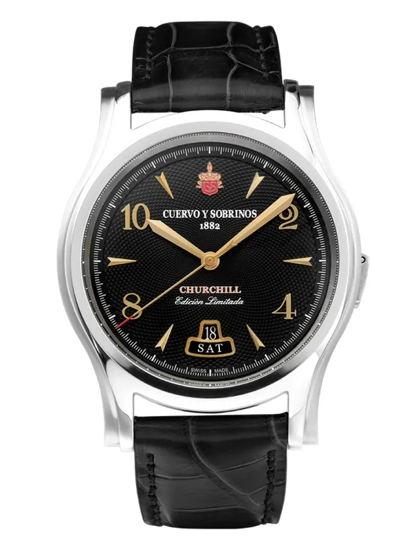 Cuervo Y Sobrinos Churchill Sir Winston 43mm Ref:2810.1SWBL