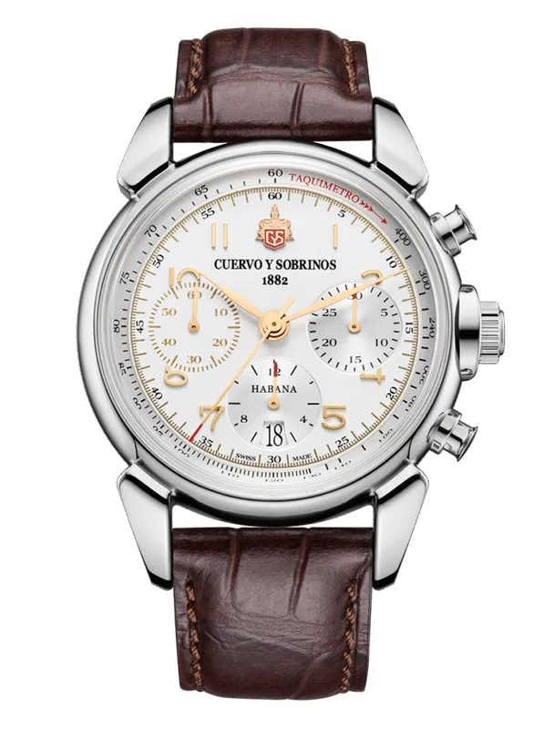 Cuervo Y Sobrinos Chronograph Heritage 41mm Ref:3145.1HLE